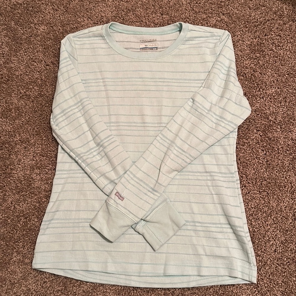 Light Blue Columbia Long Sleeve Shirt